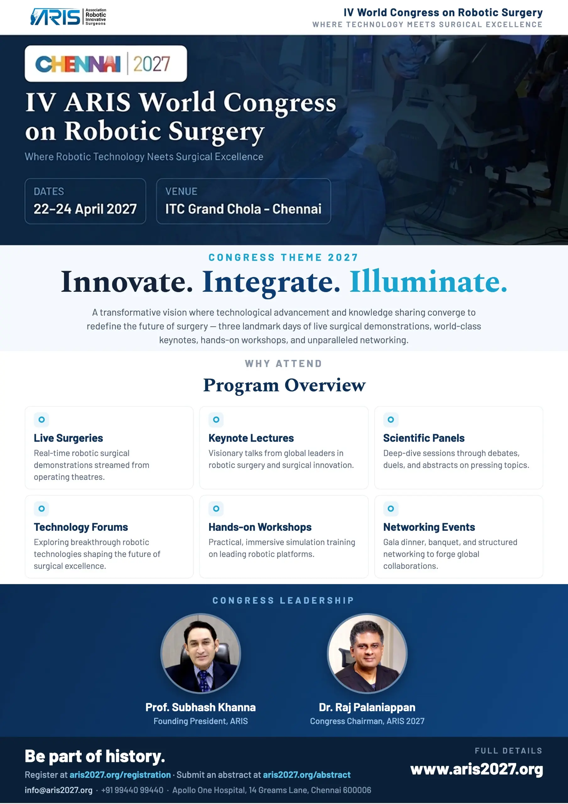 IV ARIS World Congress on Robotic Surgery 2027